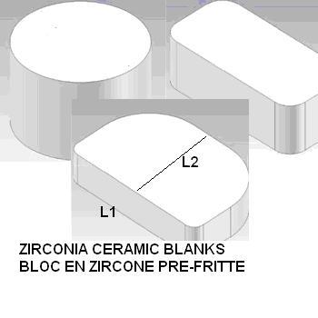 zirconia pre-sintered blanks