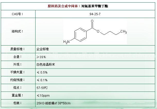 Para aminobenzoic acid ester