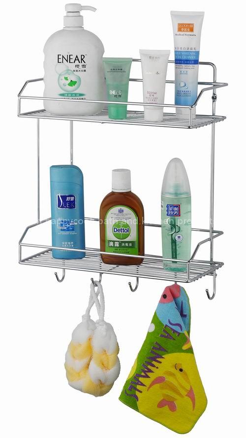 bathroom rack
