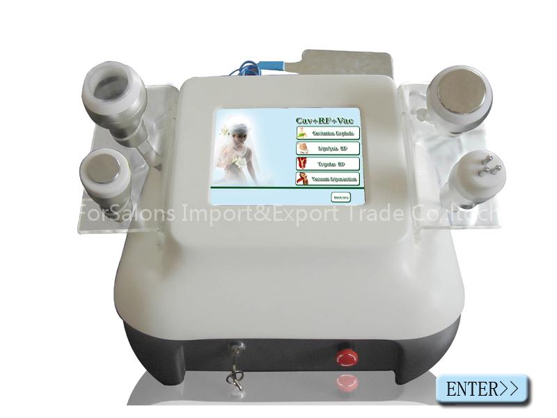 Cavitation with Tripolar RF and Monopolar RF vaccum