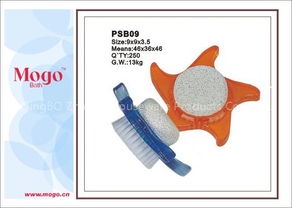 Pumice stone brush