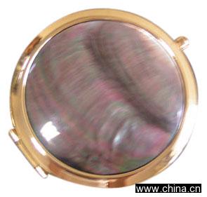 Pearl Mother Top Compact Mirror