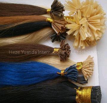 Pre-bonded hair extensions