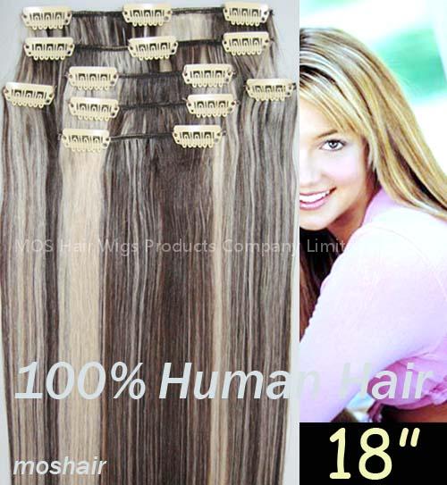 clips on hair extension|human hair