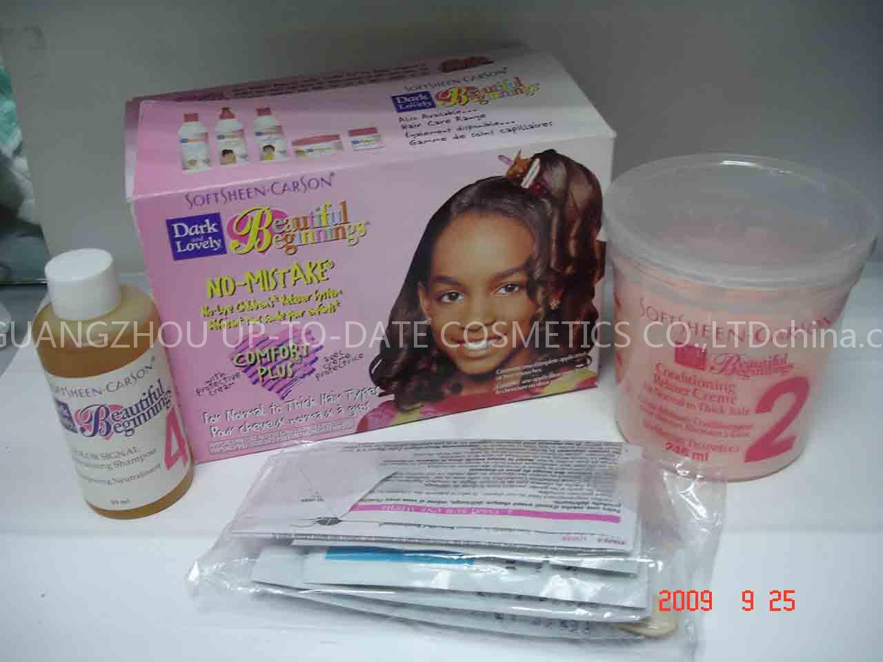 Dark and Lovely Beautiful Beginnings No-Lye Conditioning Hair Relaxer System