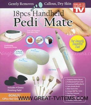 18pcs handheld Pedi Mate/as seen on tv china wholesaler,distributor