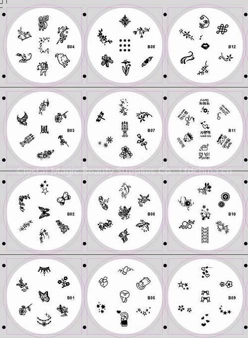 nail art image plate