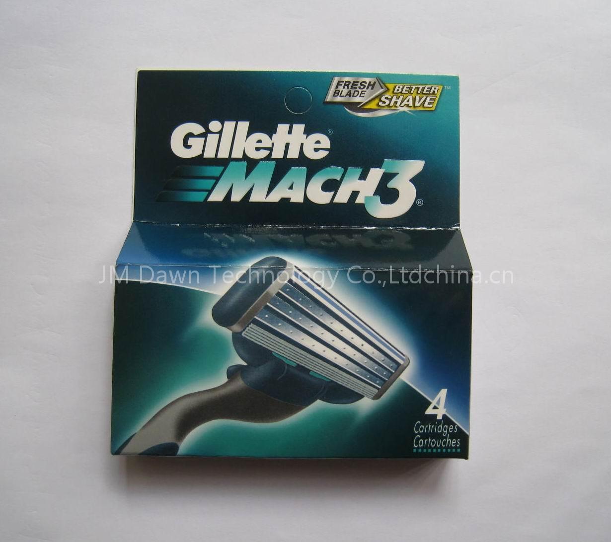 Gillette Mach3 Shaving blades 4-pack US version