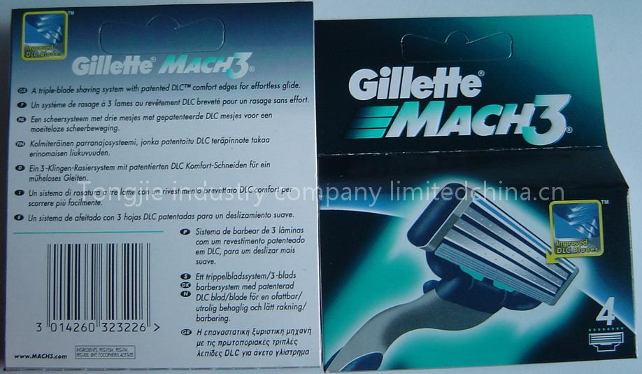 Razor blades for Gillette shavers