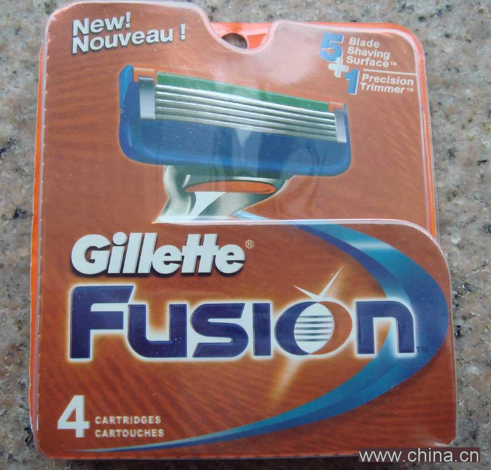 Gillette fusion and fusion power razor