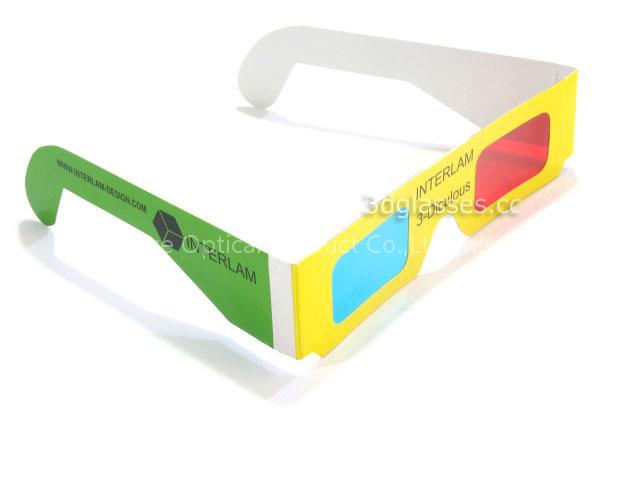 3D Glasses,Paper 3d glasses,Cyan Red