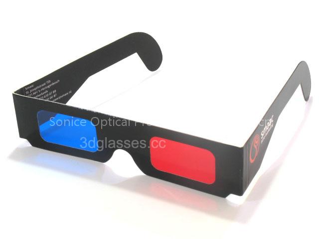 3D Glasses,Paper glasses, Cyan/Red