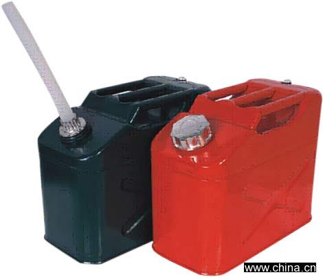 10L Vertical Galvanized Sheet Reserve Oil Tank