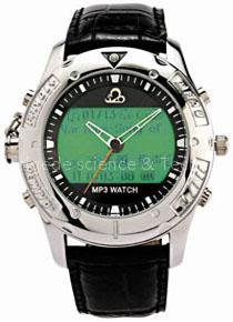 Steel Watch MP3 Player 512MB - 8 Hours Music