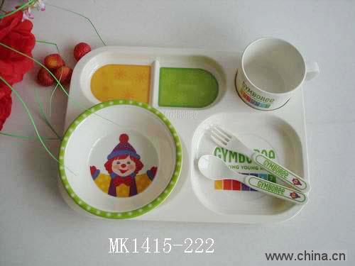 melamine children dinner set