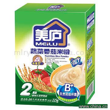 Vegetable Tomato Nutritious Rice Powder Step 2