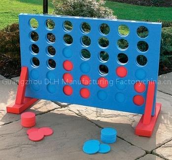 Wooden 4 in 1 Row Game- DLH090830-1