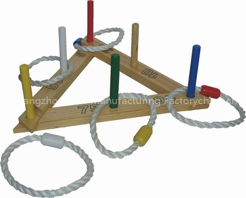 Wooden Garden Quoit Game- DLH02506-1
