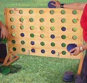 Wooden 4 In 1 Row Game- DLH090830-2