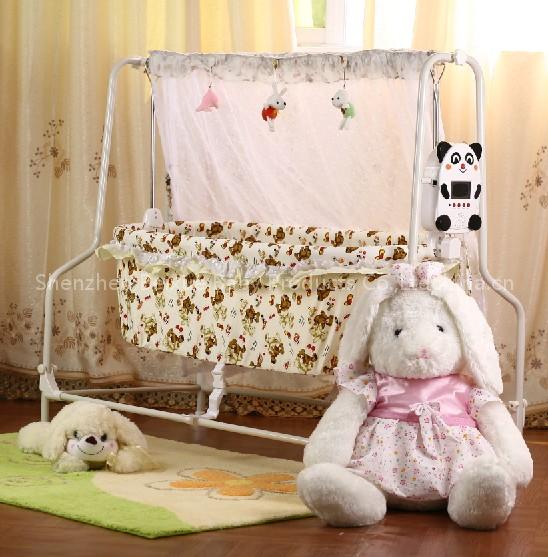 Electric Swing Baby Cot with Wet Alarmer~~