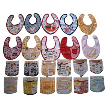 100% Cotton Printed Baby Bibs