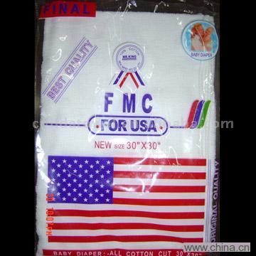 Baby Diaper (Plain Woven)