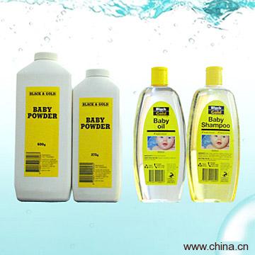 Baby Powder, Baby Oil and Baby Shampoo