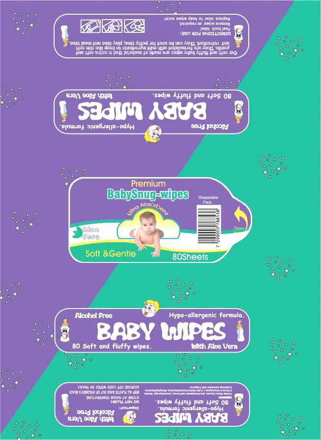 Israel Baby Wet Wipes, BabySnug & OEM