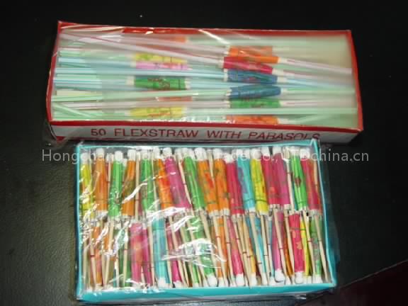 cocktail sticks ( picks ), umbrella ( parasol ) Picks