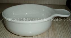 Ceramic Soup Bowl with Handle 14cm