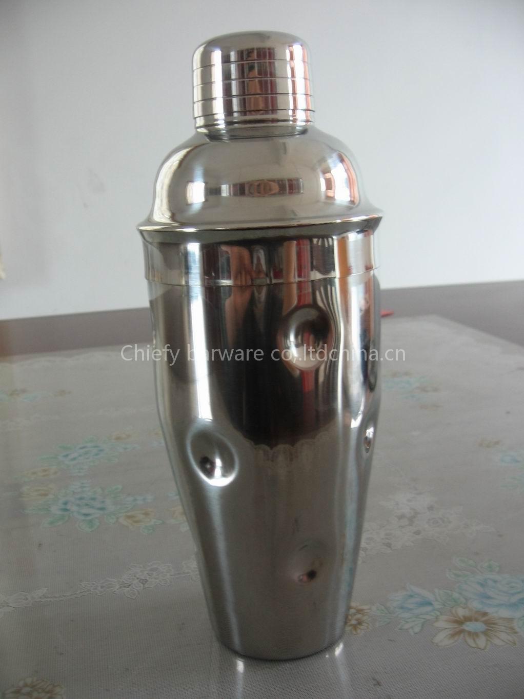 stainless steel cocktail shaker