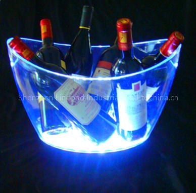 LED LD-B103 plastic acrylic ice bucket