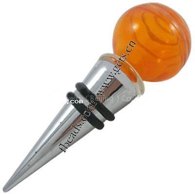 lampwork glass bottle stopper
