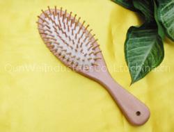 Wooden hairbrush