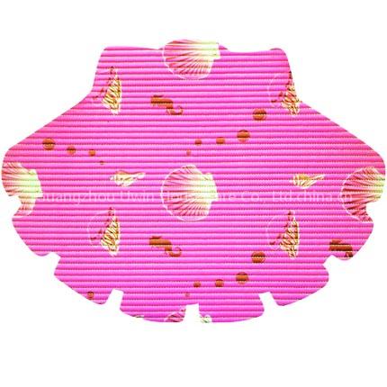 Fancy shape bath mat