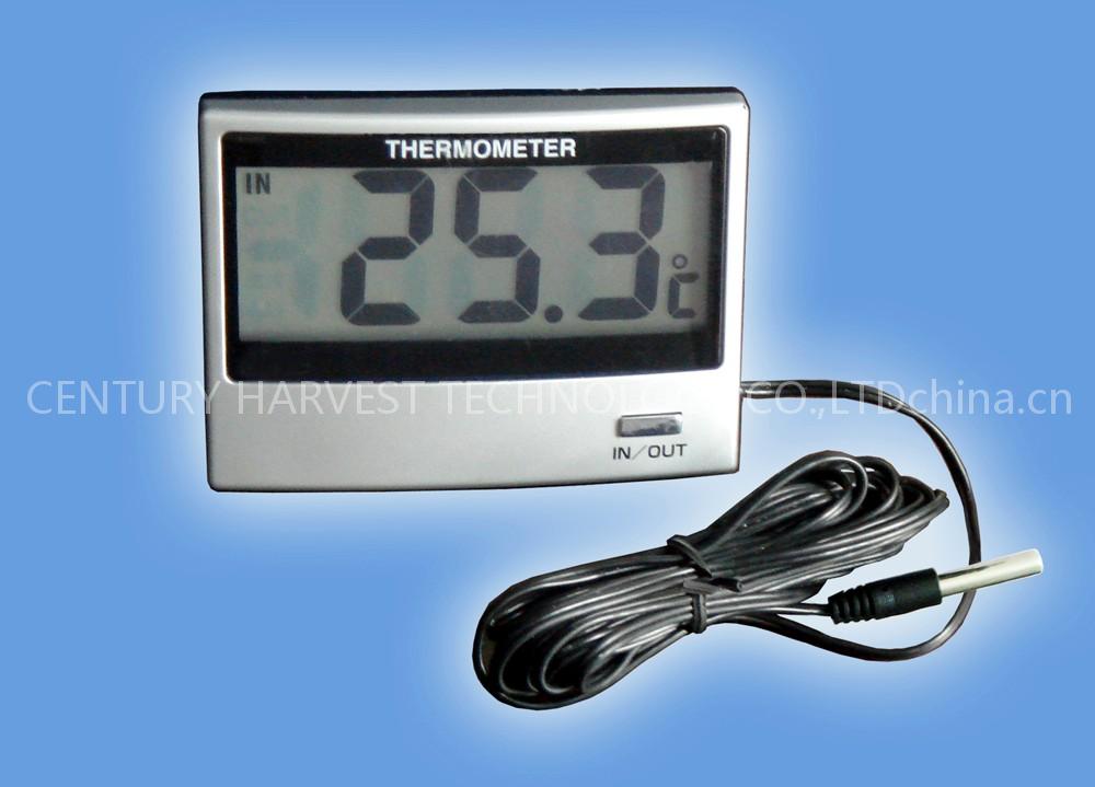 LCD room thermometer