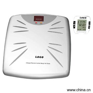 Infrared Remote Control Body Fat and Water Scale