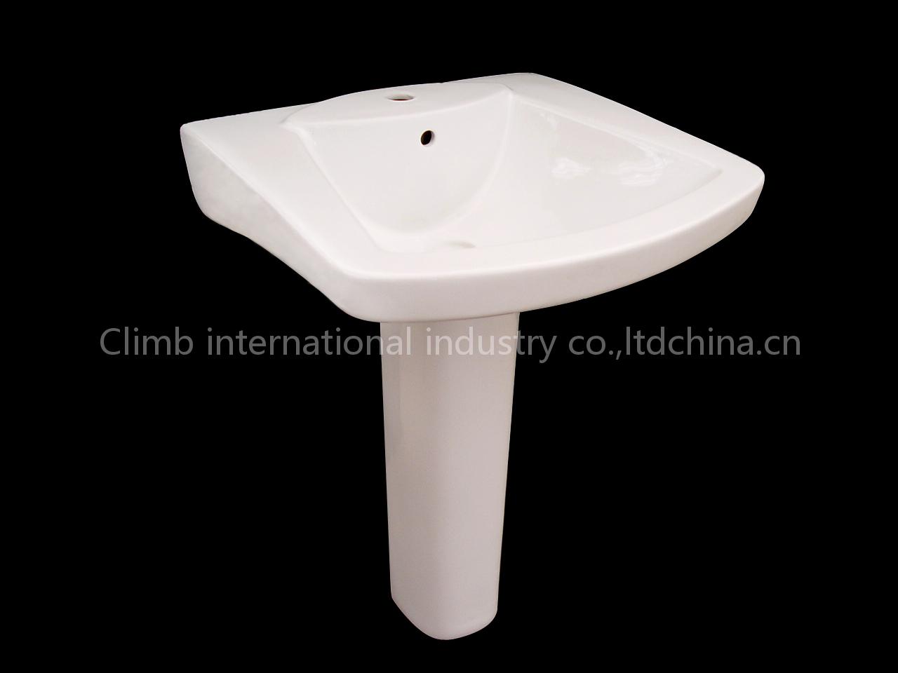 Two Pieces Washing Water Basin with Pedestal Lavabo Basin Sinks
