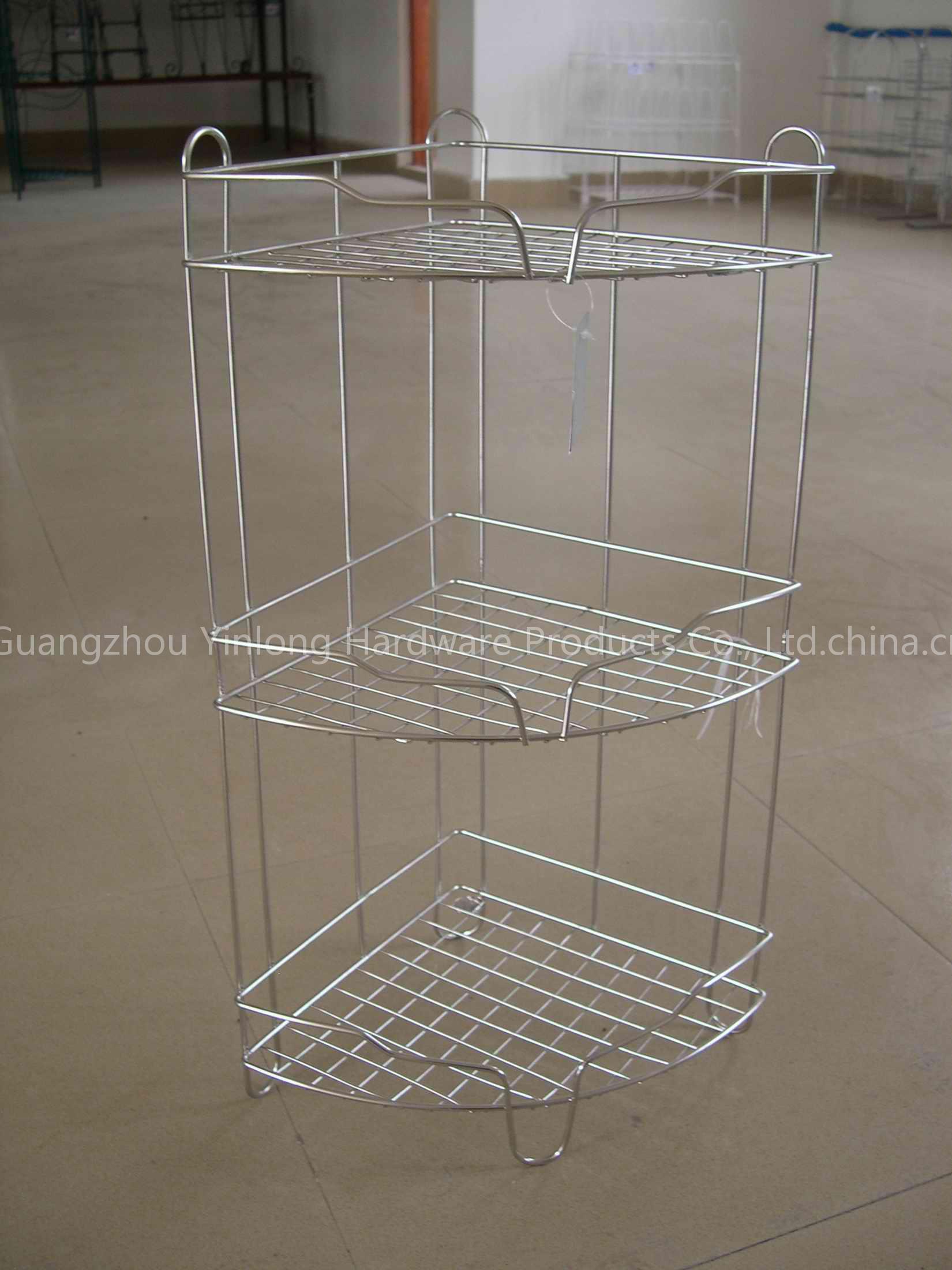 bathroom conner rack