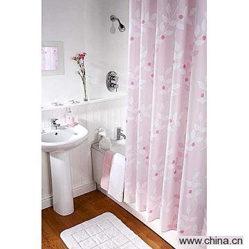 Polyester Shower Curtain (Leaves)