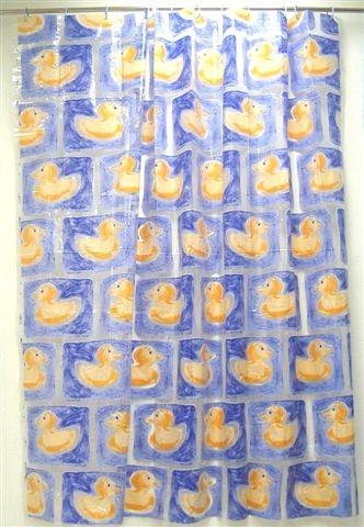 Hong Kong Duck Design PVC Shower Curtain