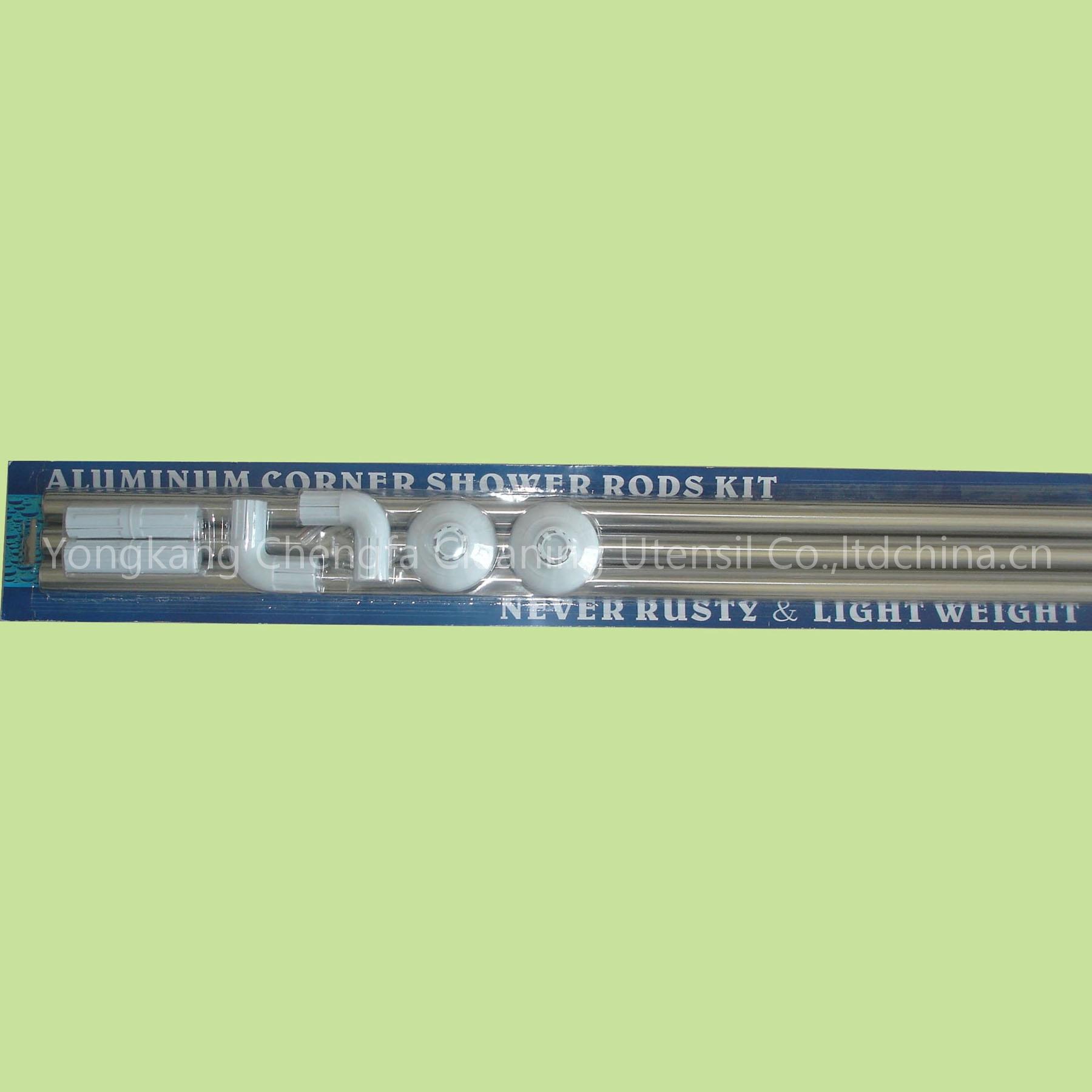 stainless steel shower curtain rod
