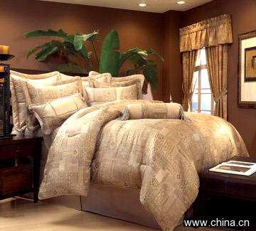 Poly-Cotton Jacquard Bedding Sets