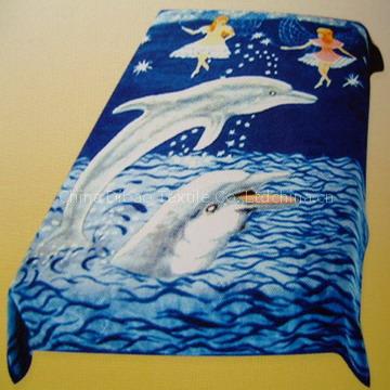 printed animal blanket