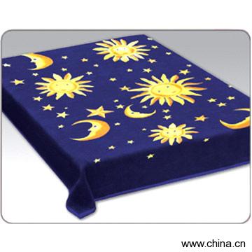 Polyester Blanket (Sun Moon and Stars)