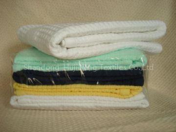 Handwoven 100% organic Cotton Blanket (21S/2 yarn)