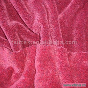 Warp Knitted Melange Coral Fleece
