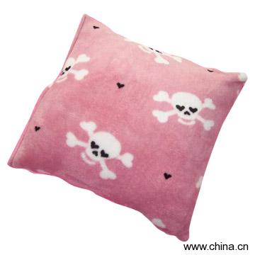 coral fleece cushion