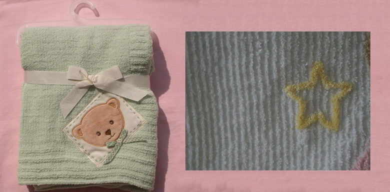 China (Mainland) Cotton Chenille Fabric And Chenille Baby Blankets
