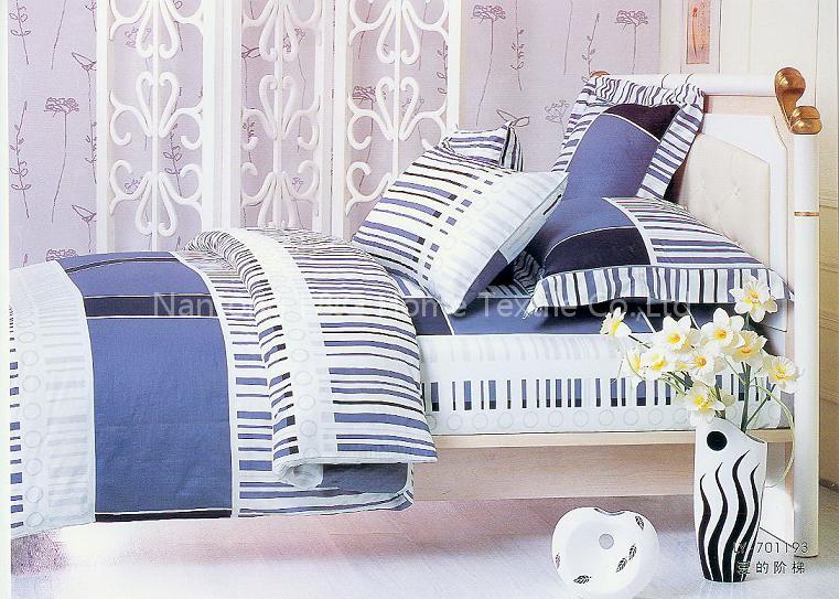 excellent quality printed cotton bed linen